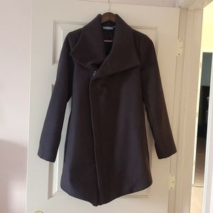 Simply Vera Wang draped front coat